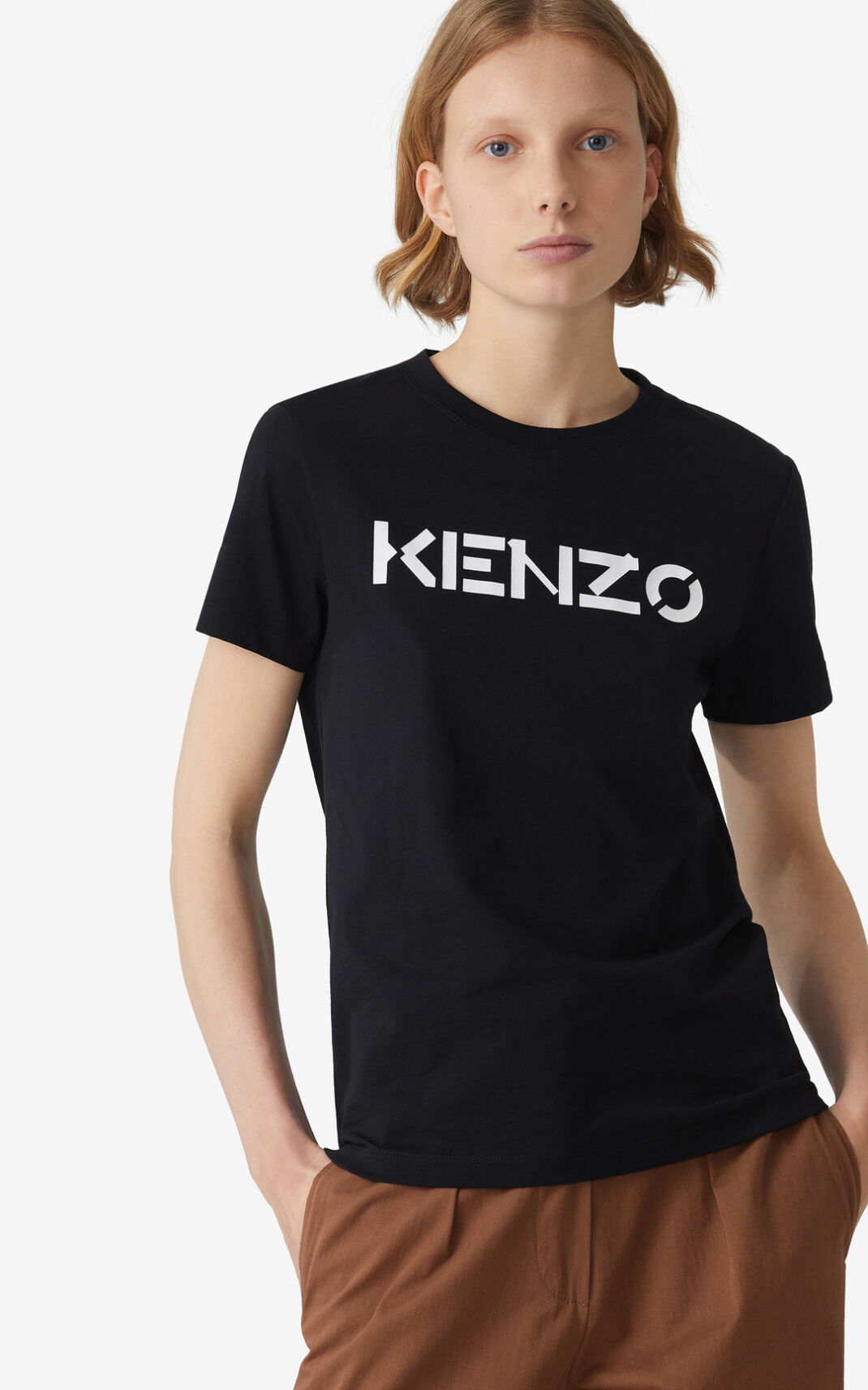 Kenzo Logo Ženska Majice Črna SI-4179441